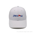 Nuovo design a 6 pannelli cappello da camionista bianco